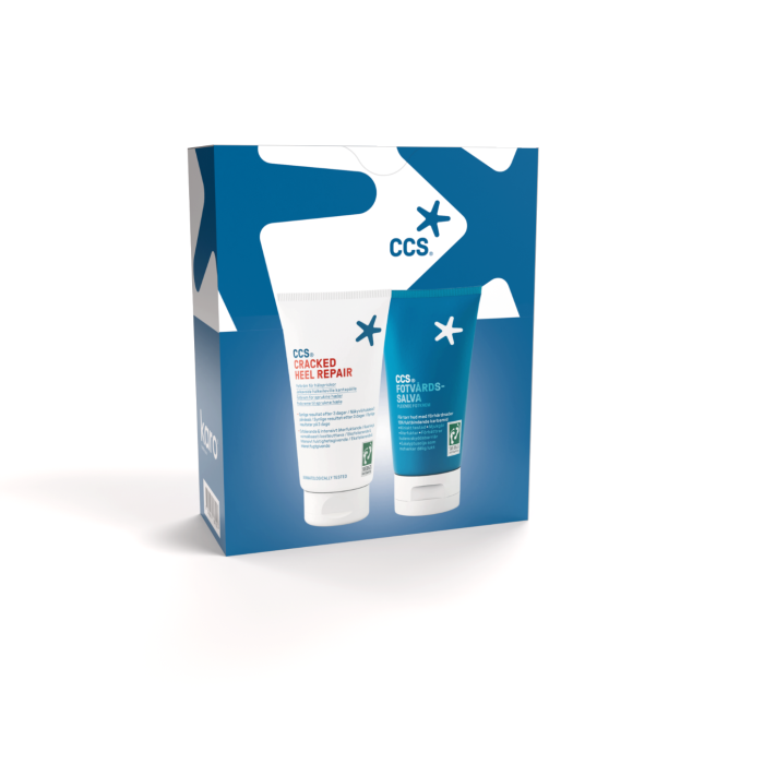 CCS Lahjapakkaus Cracked Heel 75ml ja Jalkavoide 75ml 1 kpl