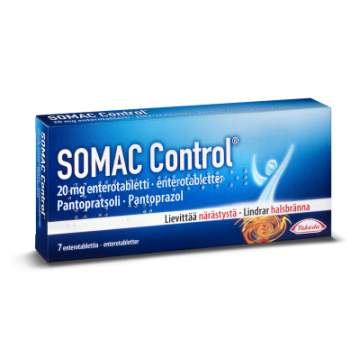 SOMAC CONTROL enterotabletti 20 mg 7 fol