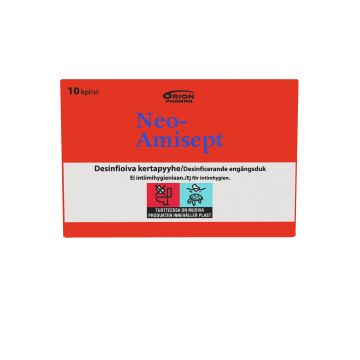NEO-AMISEPT DESINFIOIVA PYYHE 10 KPL