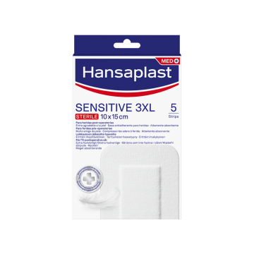 Hansaplast Sensitive 3XL 10x15cm 5 kpl
