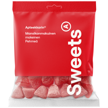 Apteekkarin pehmeä mansikkamakeinen 60 g
