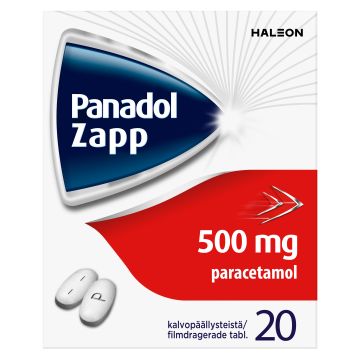 PANADOL ZAPP tabletti, kalvopäällysteinen 500 mg 20 fol