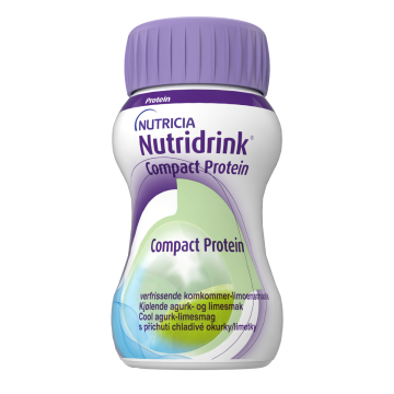 Nutridrink compact protein kurkku-lime 4X125 ml