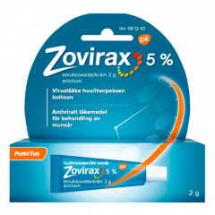 ZOVIRAX 5 % emuls voide 2 g