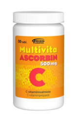MULTIVITA ASCORBIN 500MG 50 TABL
