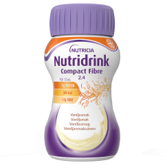 Nutridrink Compact Fibre vanilja 4x125 ml